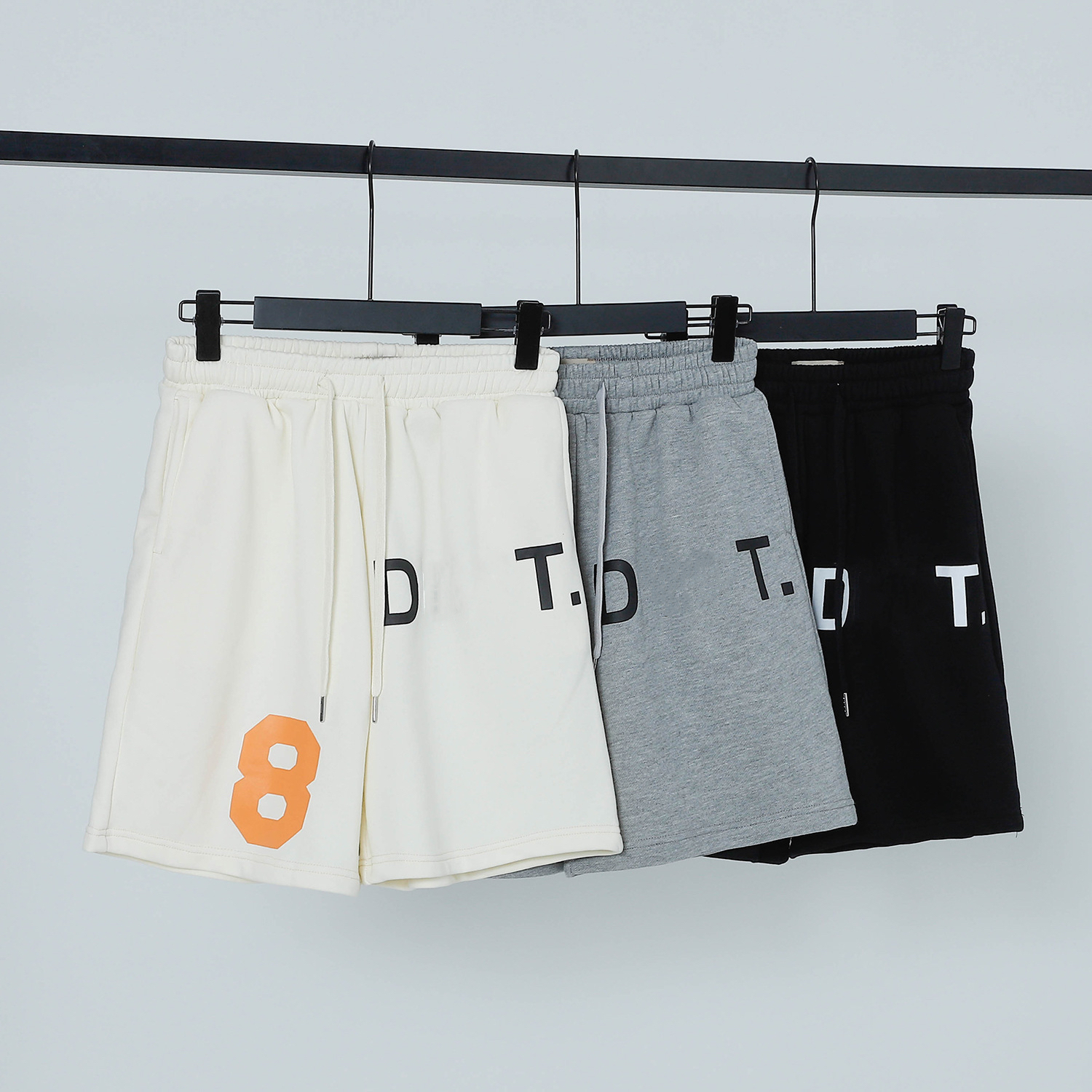 23. European and American High street designer shorts Loose shorts cotton casual sweatpants summer shorts for men and women, White
23. European and American High street designer shorts Loose shorts cotton casual sweatpants summer shorts for men and women, White