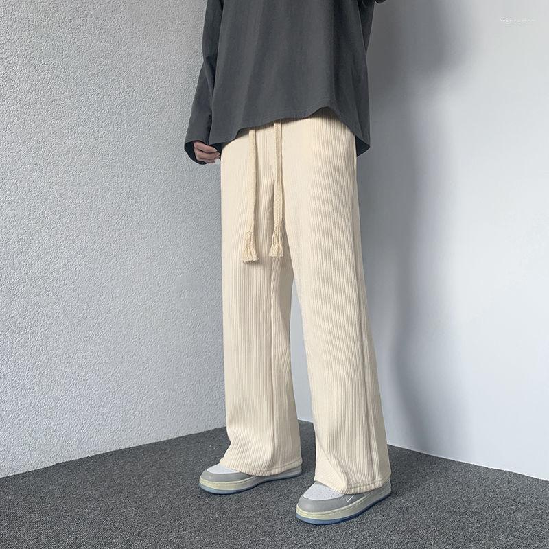 Men's Pants Autumn Khaki/Black Casual Fashion Drawstring Oversized Wide Leg Korean Loose Straight Mens Trousers
Men's Pants Autumn Khaki/Black Casual Fashion Drawstring Oversized Wide Leg Korean Loose Straight Mens Trousers
