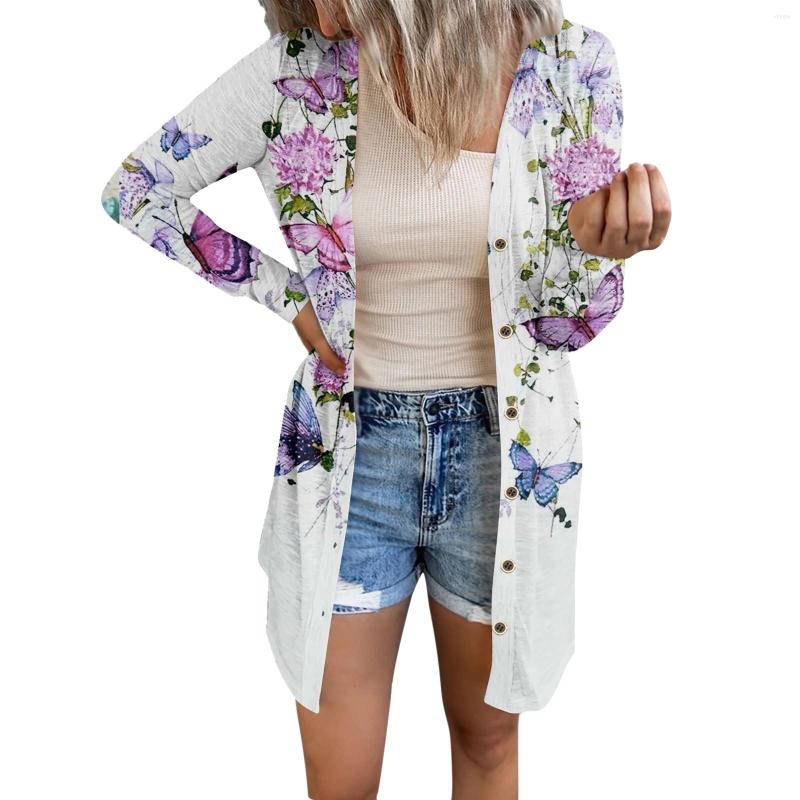 Women's Blouses Summer Outfits For Women Women's Floral Print Paneling Mid Length Cardigan Blouse Jacket Sports Jackets
Women's Blouses Summer Outfits For Women Women's Floral Print Paneling Mid Length Cardigan Blouse Jacket Sports Jackets