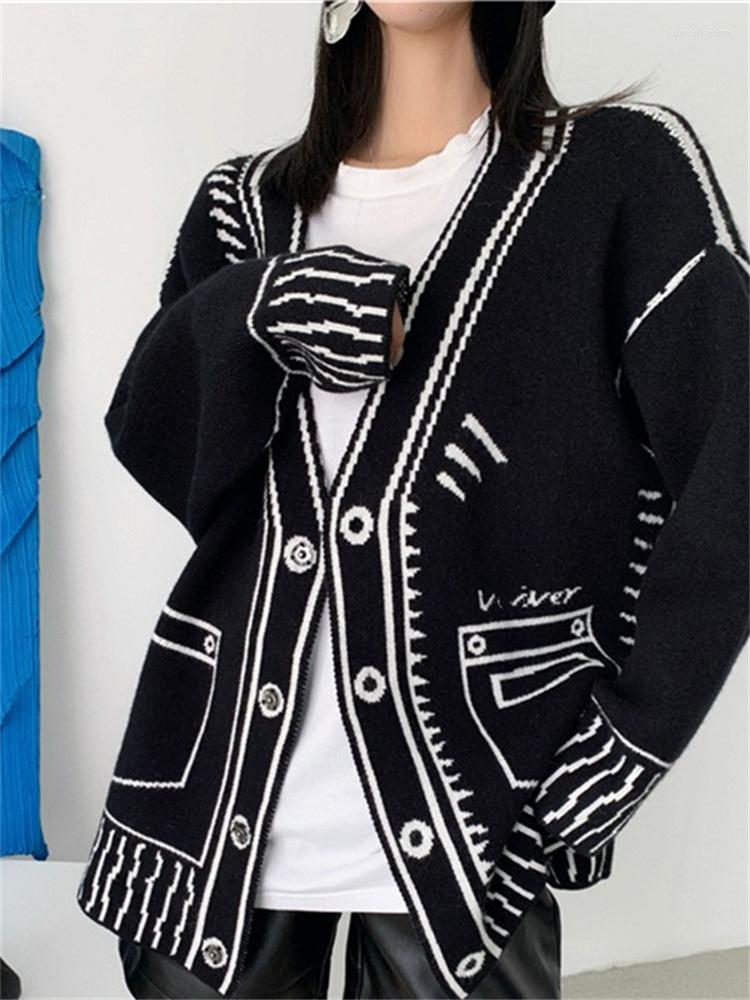 Women's Knits Hsa Women Winter Sweater Coat 2023 Long Casual Knitted Cardigans Graffiti Chic Harajuku Jackets Y2K Clothes, Zh0280 black
Women's Knits Hsa Women Winter Sweater Coat 2023 Long Casual Knitted Cardigans Graffiti Chic Harajuku Jackets Y2K Clothes, Zh0280 black