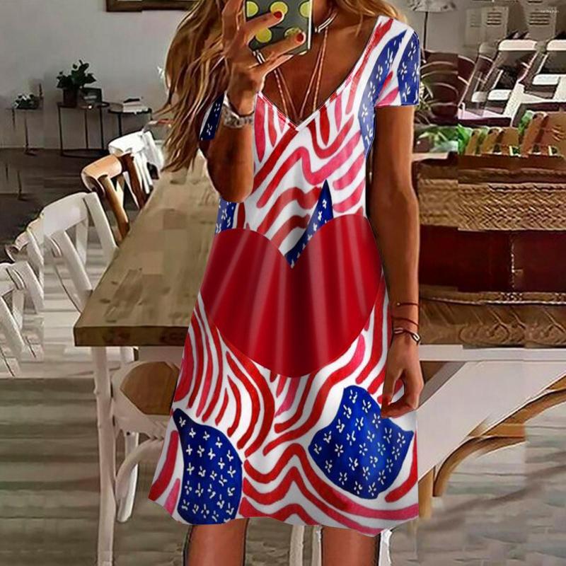 Casual Dresses Ladies Summer Short Sleeve Fashion Dress V Neck Swing Flowy Comfortable, Blue
Casual Dresses Ladies Summer Short Sleeve Fashion Dress V Neck Swing Flowy Comfortable, Blue
