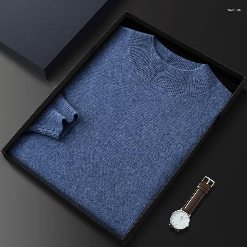 Men' Sweaters Autumn And Winter Half Turtleneck Men' Cashmere Sweater Fashion Business Casual Knitted Bottoming, Cypress green
Men' Sweaters Autumn And Winter Half Turtleneck Men' Cashmere Sweater Fashion Business Casual Knitted Bottoming, Cypress green