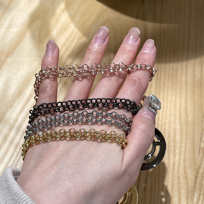 Strands Strings 45CM Size Ball Necklace French Retro Planet Classic Chain with Diamond Clavicle Chain Necklaces For Women 230412