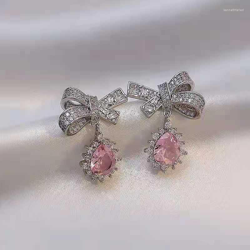 Dangle Earrings 2023 Korean Elegant Trendy Pink Crystal Water Drop For Women Statement Bow Ear Jewelry Oorbellen Gift
Dangle Earrings 2023 Korean Elegant Trendy Pink Crystal Water Drop For Women Statement Bow Ear Jewelry Oorbellen Gift
