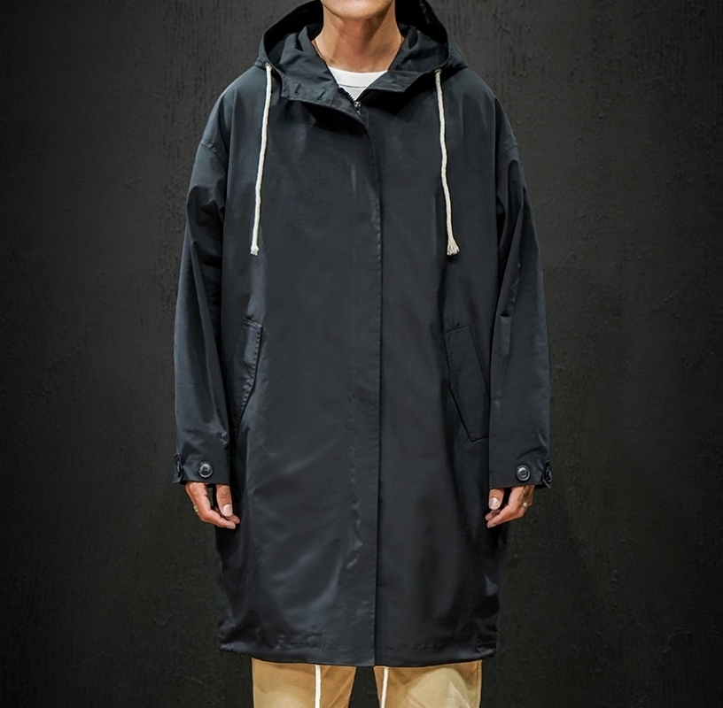 Men's Trench Coats Fall loose Japanese midlength hooded windbreaker men's large size solid color slim Korean jacket 230413, Khaki
Men's Trench Coats Fall loose Japanese midlength hooded windbreaker men's large size solid color slim Korean jacket 230413, Khaki