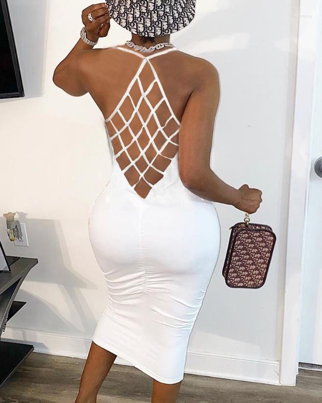 Casual Dresses Fashion Women' Dress 2023 Summer Fishing Net Open Back Sleeveless Tight Midi Party
Casual Dresses Fashion Women' Dress 2023 Summer Fishing Net Open Back Sleeveless Tight Midi Party