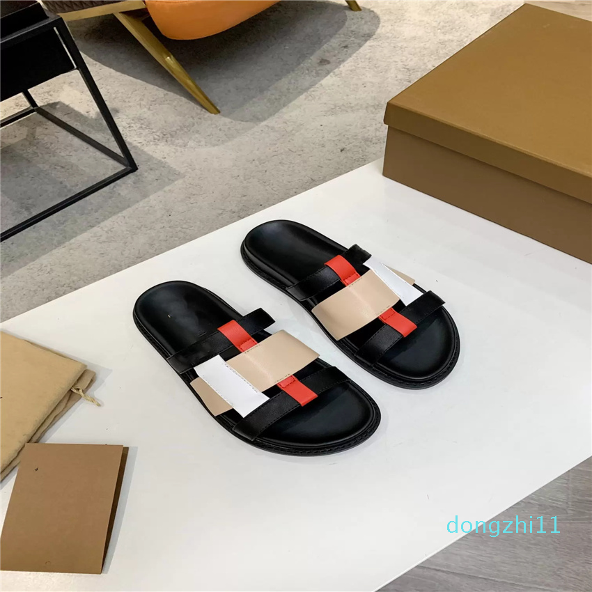 Fashion Elegant Women's Leather Sandals Designer Summer Flip Flops Flat Beach Shoes, 04
Fashion Elegant Women's Leather Sandals Designer Summer Flip Flops Flat Beach Shoes, 04