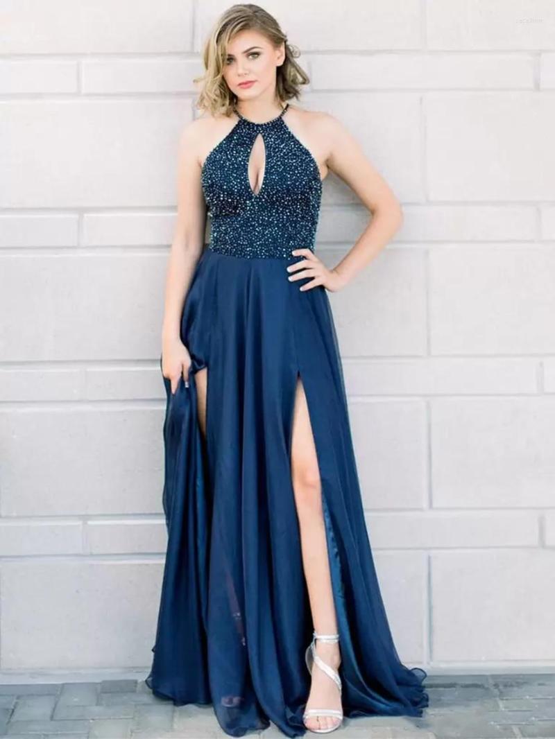 Party Dresses Handmade Beaded Halter Keyhole Neck Prom 2023 Both Side Split Long Chiffon Evening Bride Gowns A Line Vestidos, Black
Party Dresses Handmade Beaded Halter Keyhole Neck Prom 2023 Both Side Split Long Chiffon Evening Bride Gowns A Line Vestidos, Black
