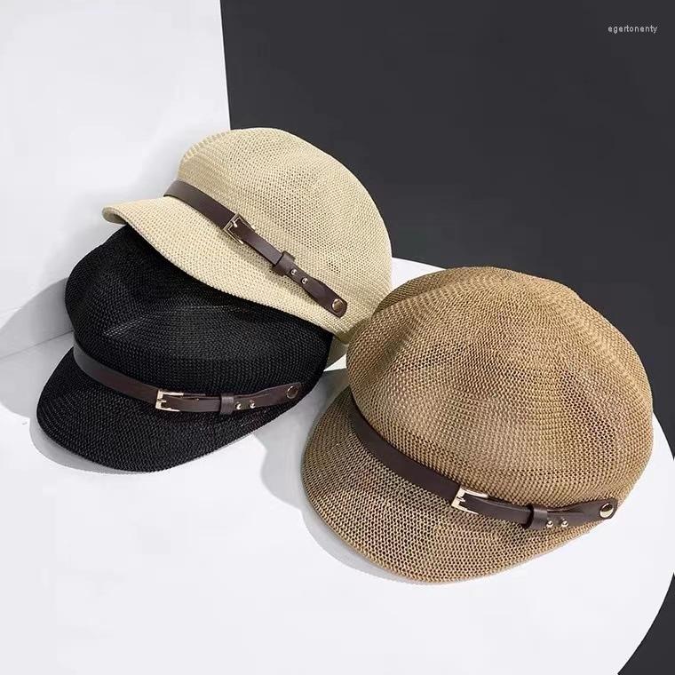 Wide Brim Hats Fashion Octagonal Cap Straw Women Summer Thin Sboy Painter Adjustable Rope Knitted Beret Mesh Breathable Beach Hat, Black
Wide Brim Hats Fashion Octagonal Cap Straw Women Summer Thin Sboy Painter Adjustable Rope Knitted Beret Mesh Breathable Beach Hat, Black