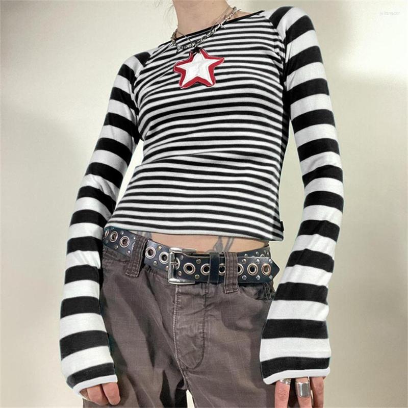 Women' T Shirts Women Harajuku Spring Autumn Striped Tshirt Long Sleeve O-Neck T-Shirts Korean Casual Oversized Shirt Femme Black Tops
Women' T Shirts Women Harajuku Spring Autumn Striped Tshirt Long Sleeve O-Neck T-Shirts Korean Casual Oversized Shirt Femme Black Tops