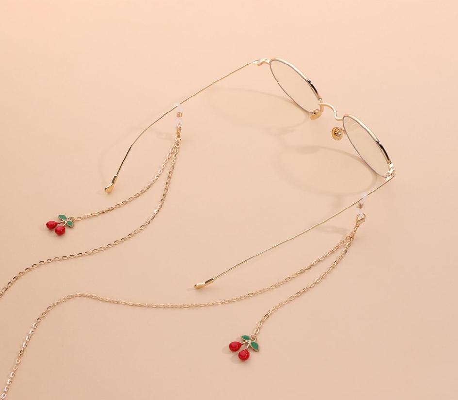 Cherry Glasses Chain Women Elegant Eyeglasses Designer Sunglasses Mask Hanging Chains Accessories for Female9387071
Cherry Glasses Chain Women Elegant Eyeglasses Designer Sunglasses Mask Hanging Chains Accessories for Female9387071