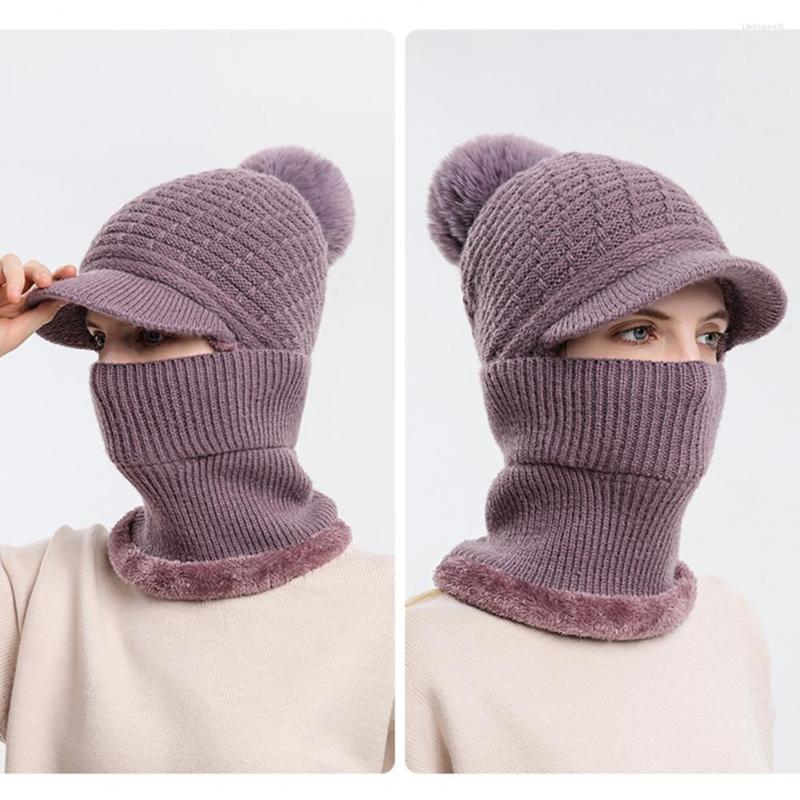 Visors Neck Warmer Fur Pom-Pom Washable Keep Warm Women One-piece Knitted Hat Ear Cover Decoration For Hiking, White
Visors Neck Warmer Fur Pom-Pom Washable Keep Warm Women One-piece Knitted Hat Ear Cover Decoration For Hiking, White