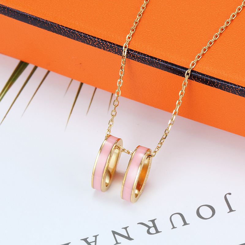 New Letter Titanium Steel Necklace for Women European Popular Internet Celebrity Fashion Couple All-Matching
New Letter Titanium Steel Necklace for Women European Popular Internet Celebrity Fashion Couple All-Matching