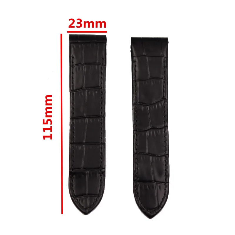 Watch Bands Watch accessories for Santos strap leather men and women Santos100 pattern leather Santos 23mm 231108