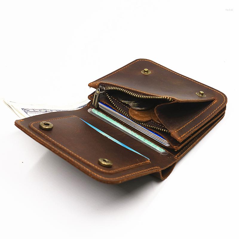 Wallets 2023 Genuine Leather Wallet For Men Male Vintage Short Bifold Men's Purse With Coin Pocket Money Bag, Brown
Wallets 2023 Genuine Leather Wallet For Men Male Vintage Short Bifold Men's Purse With Coin Pocket Money Bag, Brown