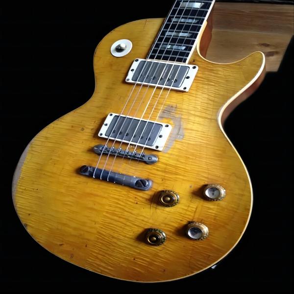 best factory Custom Shop Gary Moore Peter Green Flame Maple Top Relic lp Electric Guitar One PC Neck (No Scarf Joint ) ,Tribute Aged 1959 Smoked Sunburst
best factory Custom Shop Gary Moore Peter Green Flame Maple Top Relic lp Electric Guitar One PC Neck (No Scarf Joint ) ,Tribute Aged 1959 Smoked Sunburst