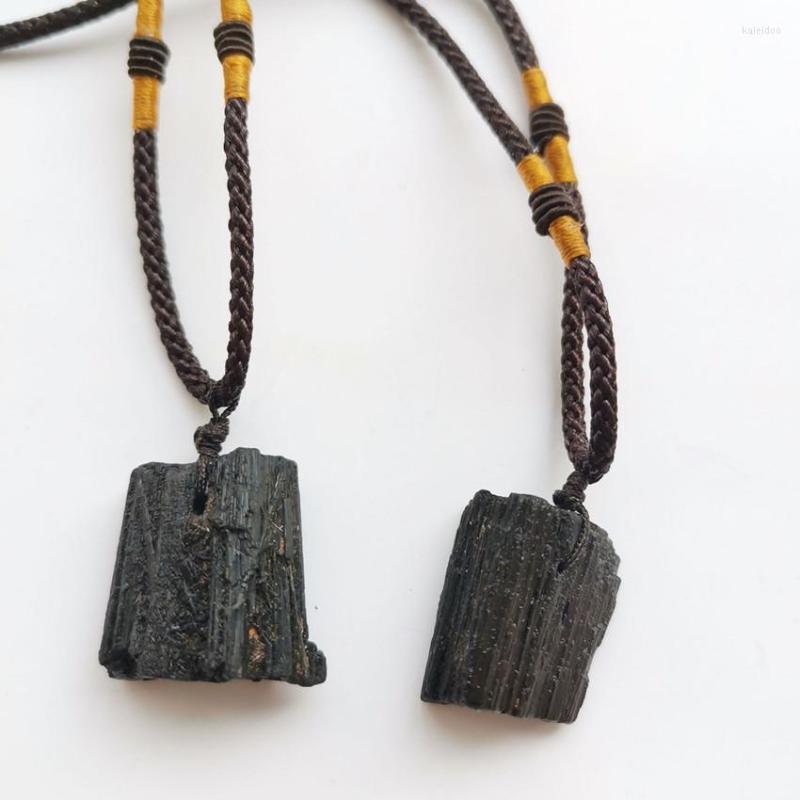 Pendant Necklaces FYSL Wholesale 10 Pcs Irregular Shape Black Tourmaline Stone Handmade Weave Rope Chain Necklace Charm Jewelry
Pendant Necklaces FYSL Wholesale 10 Pcs Irregular Shape Black Tourmaline Stone Handmade Weave Rope Chain Necklace Charm Jewelry