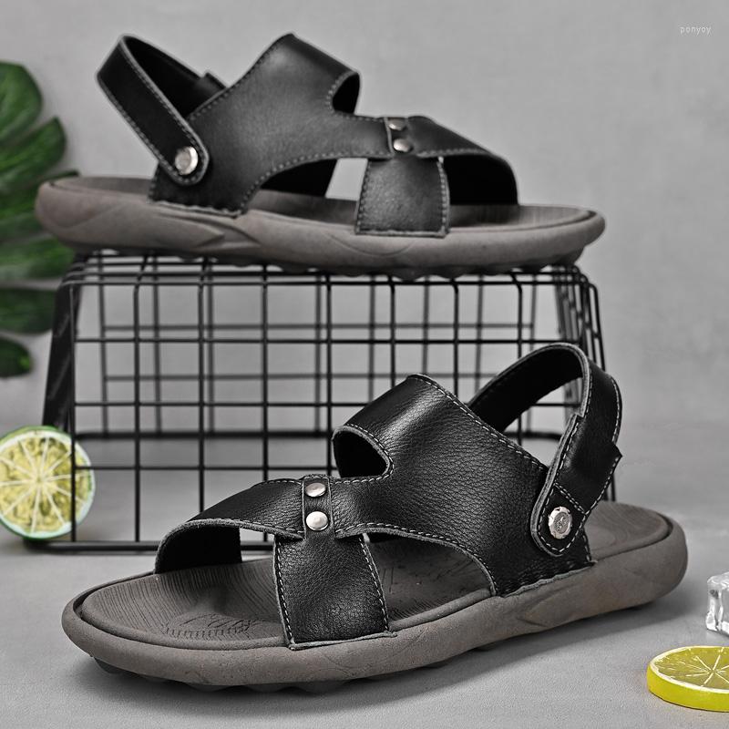 Sandals Summer Outdoor Hiking Men's Soft Non-slip Beach Sandaly Wear-Resistant Male Dual-Purpose Slippers Ultra-light, Black
Sandals Summer Outdoor Hiking Men's Soft Non-slip Beach Sandaly Wear-Resistant Male Dual-Purpose Slippers Ultra-light, Black