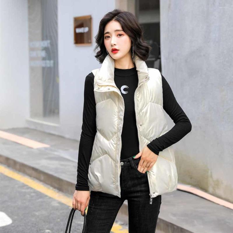 Women's Vests Zipper Loose Down Cotton Vest Women 2023 Winter Windproof Sleeveless Jacket Thicken Warm Waistcoat For, Black
Women's Vests Zipper Loose Down Cotton Vest Women 2023 Winter Windproof Sleeveless Jacket Thicken Warm Waistcoat For, Black