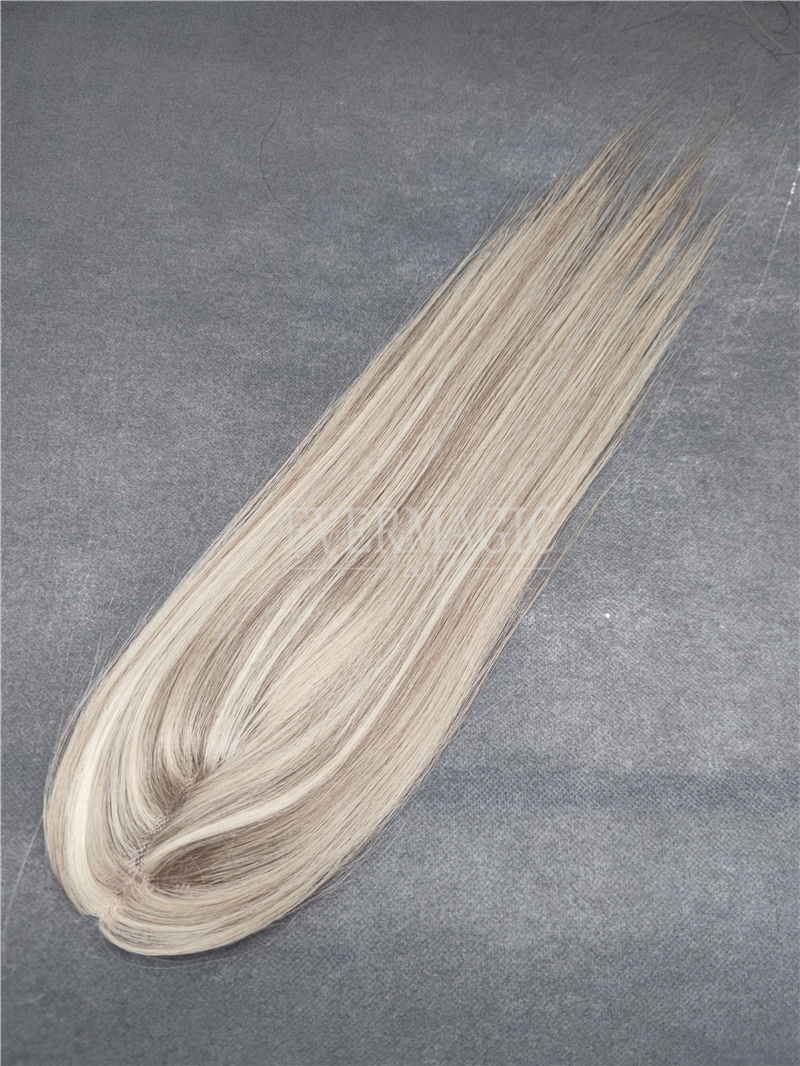 New Coming Stock Human Hair pieces Mini Mono Base Toppers Toupee for Alopecia hair loss Thinning Women