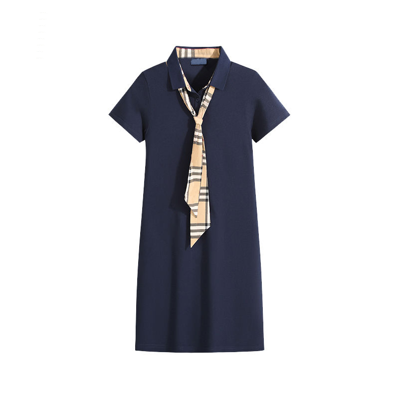 Womens Designer Dress Short Sleeved Skirt Summer simple icon Skirt Polo Collar Bohemian Solid Color Casual Women Dresses Large number Top Clothing SIZE S-XXL, Black#1
Womens Designer Dress Short Sleeved Skirt Summer simple icon Skirt Polo Collar Bohemian Solid Color Casual Women Dresses Large number Top Clothing SIZE S-XXL, Black#1