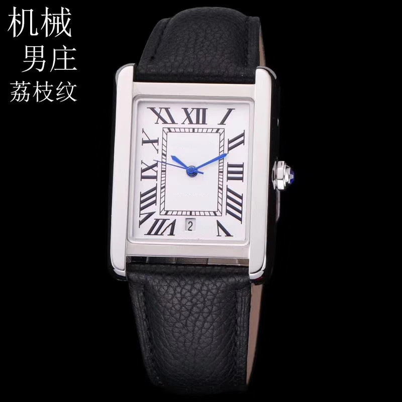 Top Quality Men Fashion Watch Classic Square Design Stainless Steel Mens Watches Automatic Movement Glide Sweep Move Wristwatches Clock a47
Top Quality Men Fashion Watch Classic Square Design Stainless Steel Mens Watches Automatic Movement Glide Sweep Move Wristwatches Clock a47