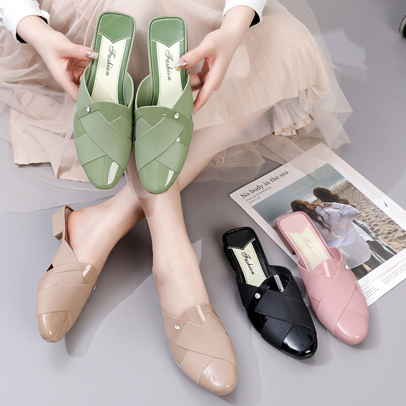 Slippers Comemore Summer Low Heel Mules Shoes Thick Heel Toe Half Slippers Sandals Casual Flip Flop Women Outdoor Shoes Ladies 230413, Black
Slippers Comemore Summer Low Heel Mules Shoes Thick Heel Toe Half Slippers Sandals Casual Flip Flop Women Outdoor Shoes Ladies 230413, Black