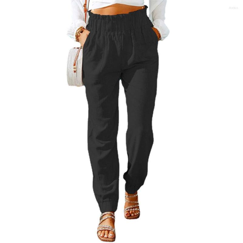 Women' Pants Women' 2023 Spring And Summer Ruffled High Waist Fashion Casual Solid Color Pencil, Black
Women' Pants Women' 2023 Spring And Summer Ruffled High Waist Fashion Casual Solid Color Pencil, Black
