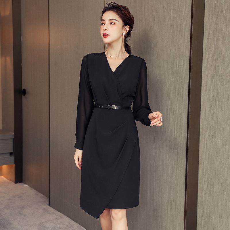 Casual Dresses Han Edition Of Autumn Fund Temperament Show Thin Package Hip Dress To Film, Black
Casual Dresses Han Edition Of Autumn Fund Temperament Show Thin Package Hip Dress To Film, Black