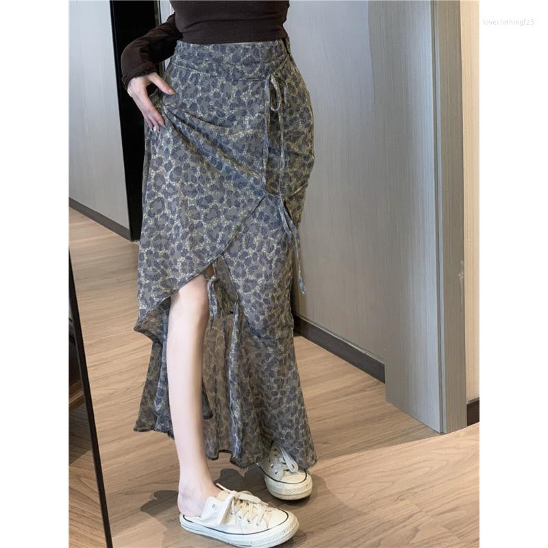 Skirts 2023 Summer Leopard Irregular Ruffle Skirt Women Casual Knee-Length High Waist Female A Line Beach Short, Black
Skirts 2023 Summer Leopard Irregular Ruffle Skirt Women Casual Knee-Length High Waist Female A Line Beach Short, Black