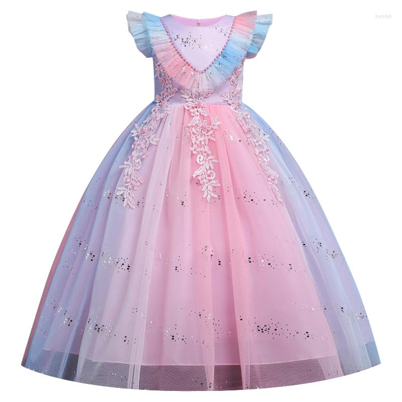 Girl Dresses Gradient Flying Sleeve Princess Dress For Girls Birthday Party Gown Flower Wedding Formal 4-14 Y Teen Kids Clothes, Sky blue
Girl Dresses Gradient Flying Sleeve Princess Dress For Girls Birthday Party Gown Flower Wedding Formal 4-14 Y Teen Kids Clothes, Sky blue
