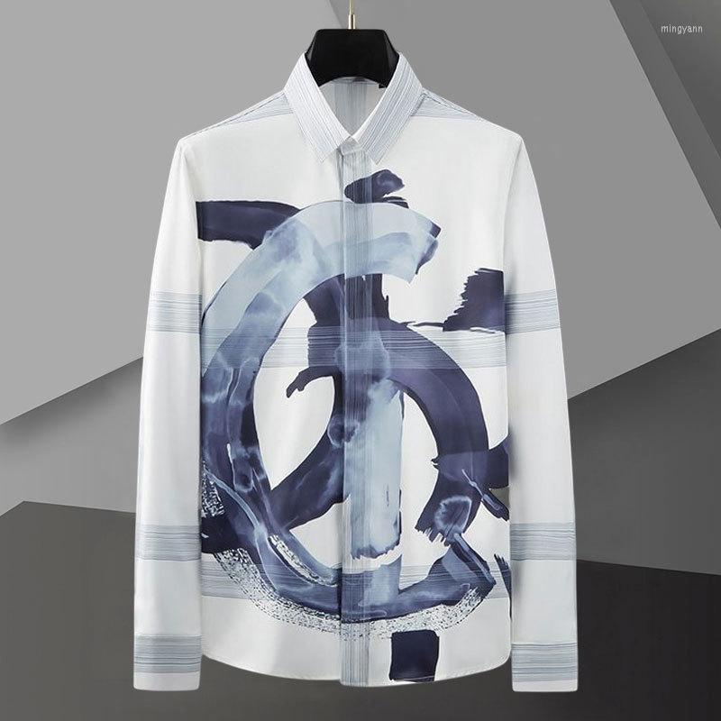 Men's Casual Shirts 2023 Spring Abstract Art Pattern Mens Slim Digital Printing Long Sleeve Dress Camisa Social Masculina, Picture
Men's Casual Shirts 2023 Spring Abstract Art Pattern Mens Slim Digital Printing Long Sleeve Dress Camisa Social Masculina, Picture