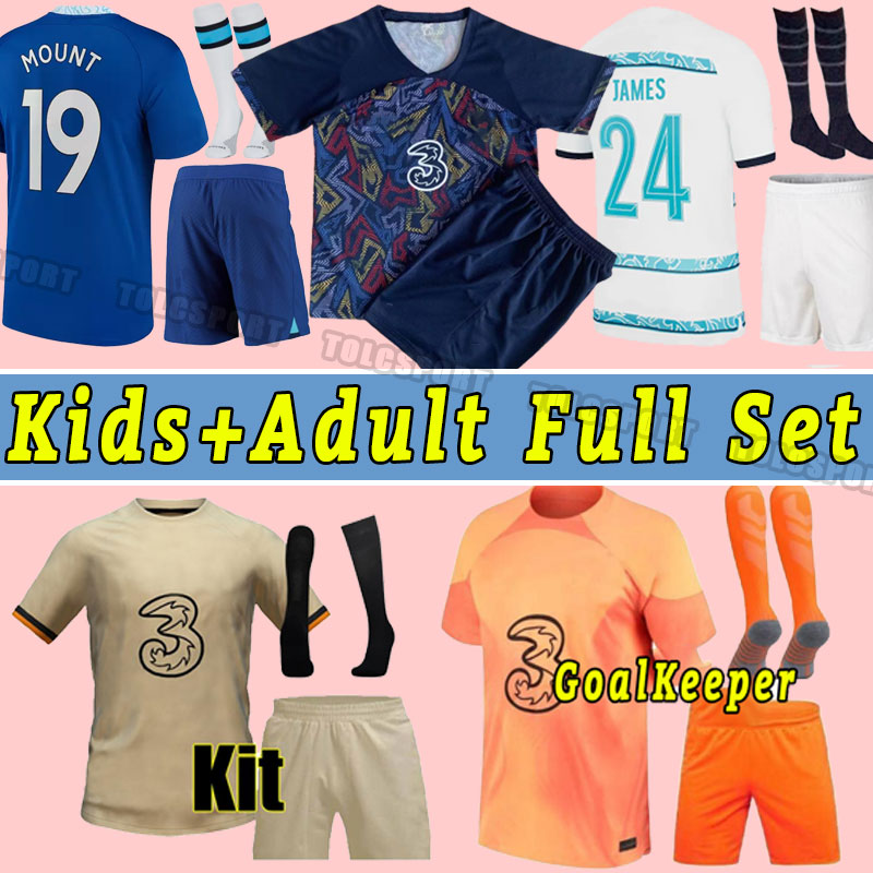 Full Set socks CFC soccer jerseys STERLING Cucurella KOULIBALY ZIYECH PULISIC MOUNT KANTE HAVERTZ WERNER CHILWELL 2022 football shirt 22 23 child kids training GK, Goalkeeper+patch
Full Set socks CFC soccer jerseys STERLING Cucurella KOULIBALY ZIYECH PULISIC MOUNT KANTE HAVERTZ WERNER CHILWELL 2022 football shirt 22 23 child kids training GK, Goalkeeper+patch