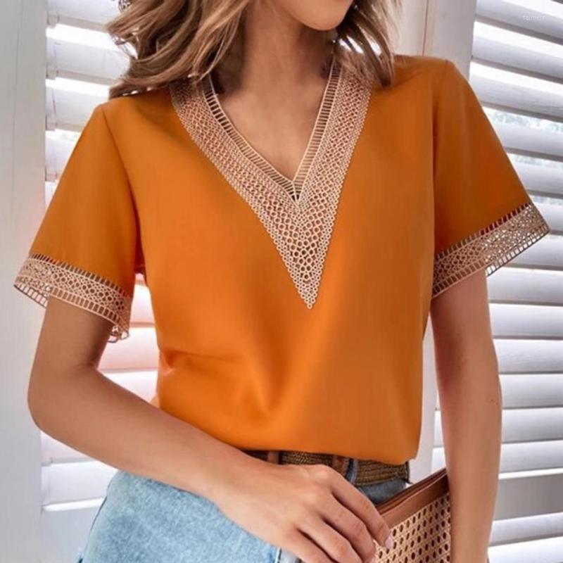 Women's Blouses Solid Color Women's T-shirt Fashion Simple Short Sleeve Tee Harajuku Casual Top Female Clothes V-neck T Shirt For Girls, Black
Women's Blouses Solid Color Women's T-shirt Fashion Simple Short Sleeve Tee Harajuku Casual Top Female Clothes V-neck T Shirt For Girls, Black