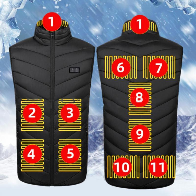 Men's Vests Heated Vest USB-Powered Breathable Stable Performance Cotton Padded Smooth Zipper USB Heating For Cold Weather, Black
Men's Vests Heated Vest USB-Powered Breathable Stable Performance Cotton Padded Smooth Zipper USB Heating For Cold Weather, Black