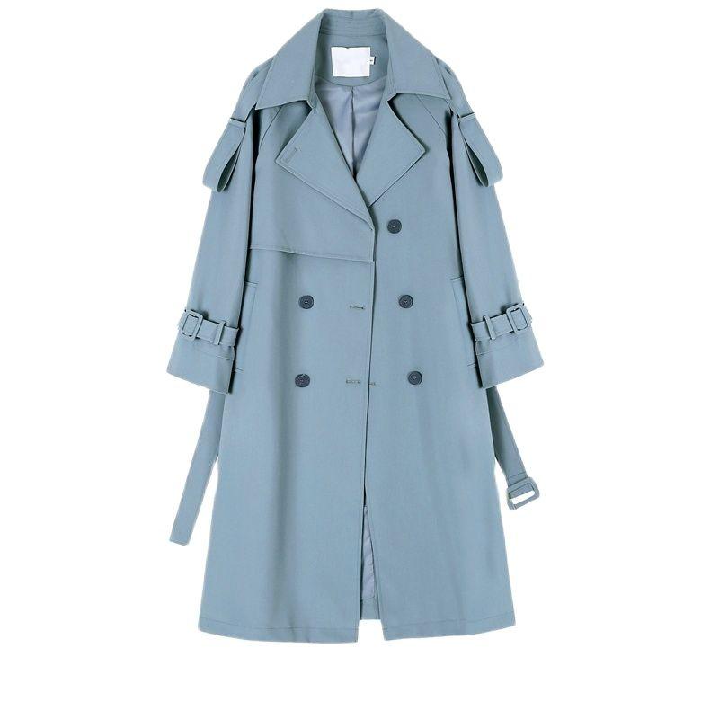 Women's Trench Coats Fashion Blue Long Coat Clothing 2023 Spring Autumn Windbreaker Double Breasted Waist Female Overcoats Jp141
Women's Trench Coats Fashion Blue Long Coat Clothing 2023 Spring Autumn Windbreaker Double Breasted Waist Female Overcoats Jp141