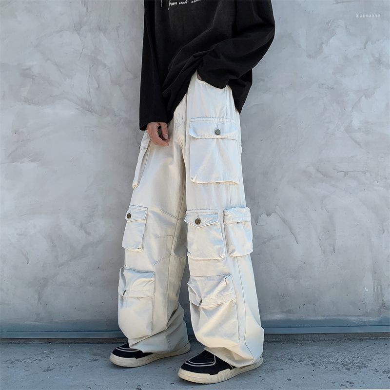 Men' Pants GODLIKEU Cargo Work Harajuku Straight Casual For Men Wide Leg Joggers Streetwear Trousers, Beige
Men' Pants GODLIKEU Cargo Work Harajuku Straight Casual For Men Wide Leg Joggers Streetwear Trousers, Beige