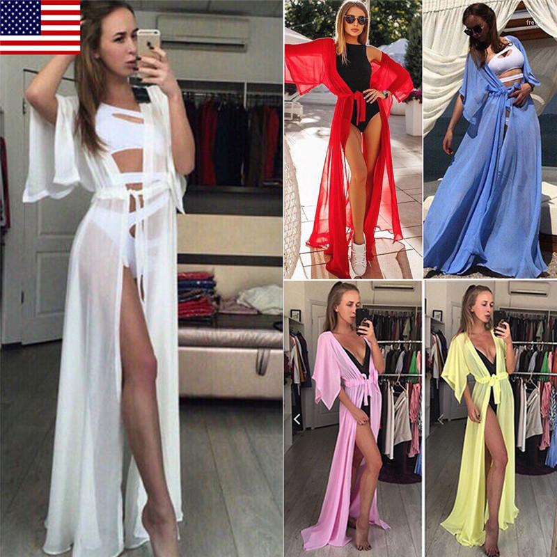 Casual Dresses Fashion Loose Solid Women Long Beach Dress Swimwear Chiffon Cardigan Kaftan Bikini Summer Clothes For Girls, White
Casual Dresses Fashion Loose Solid Women Long Beach Dress Swimwear Chiffon Cardigan Kaftan Bikini Summer Clothes For Girls, White