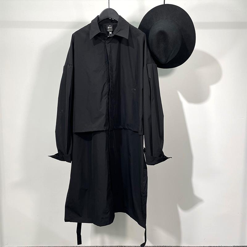 Men' Casual Shirts Men Long Sleeve Shirt Spring And Autumn Brunet Lapel Contracted Loose Japanese Style Design Leisure Thin Coat, Black
Men' Casual Shirts Men Long Sleeve Shirt Spring And Autumn Brunet Lapel Contracted Loose Japanese Style Design Leisure Thin Coat, Black
