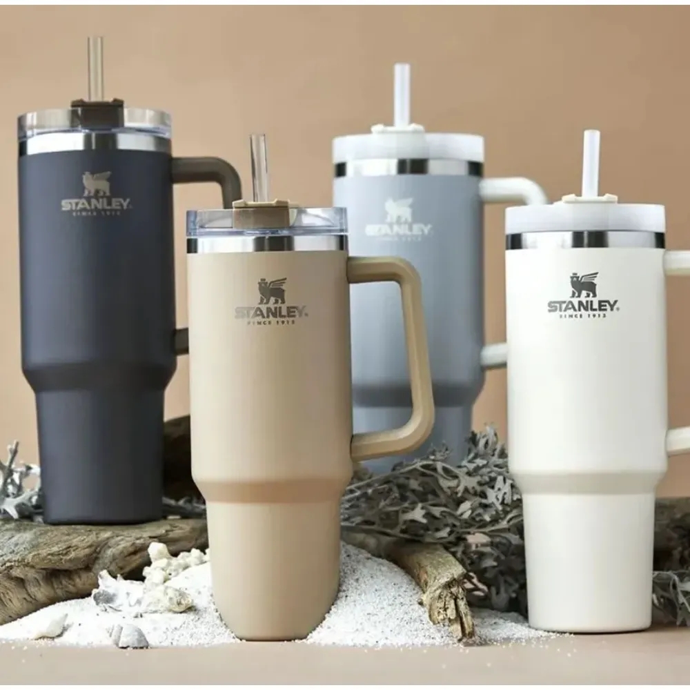 Classic Mugs 40oz Stanley Tumbler Big Capacity Cups With Handle Insulated Stainless Steel Lid Straw Car Travel Coffee Termos Cups with Logo, Multi-color
Classic Mugs 40oz Stanley Tumbler Big Capacity Cups With Handle Insulated Stainless Steel Lid Straw Car Travel Coffee Termos Cups with Logo, Multi-color