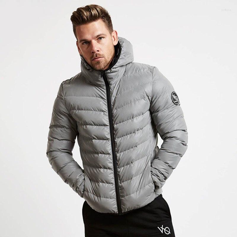 Men's Down Winter Hooded Parkas Full Zip Warm Cotton Sports Bomber Jackets Muscle Fit Fashionable Tide Casual Black Coat For Autumn
Men's Down Winter Hooded Parkas Full Zip Warm Cotton Sports Bomber Jackets Muscle Fit Fashionable Tide Casual Black Coat For Autumn