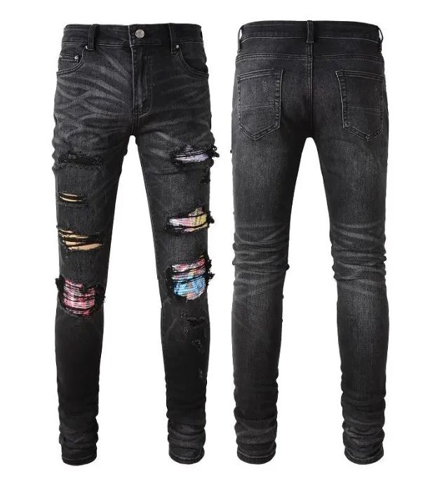 23SS Mens Jeans Designer Washed Purple Jeans For Mens Stretch Skinny stacked jeans Embroidery pants Ripped Slim High Street Denim Straight Streetwear Legged Jeans, 17
23SS Mens Jeans Designer Washed Purple Jeans For Mens Stretch Skinny stacked jeans Embroidery pants Ripped Slim High Street Denim Straight Streetwear Legged Jeans, 17