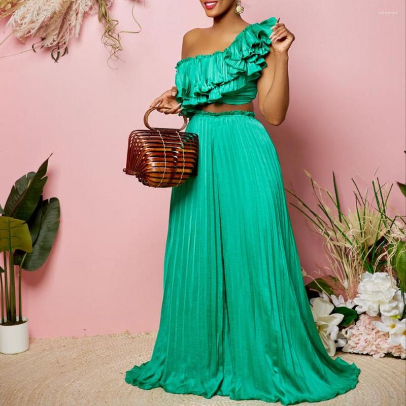 Ethnic Clothing Two Piece Set Africa Clothes African Dashiki Fashion Pleated Solid Suit Top And Trousers Pants Party For Women Outfits
Ethnic Clothing Two Piece Set Africa Clothes African Dashiki Fashion Pleated Solid Suit Top And Trousers Pants Party For Women Outfits