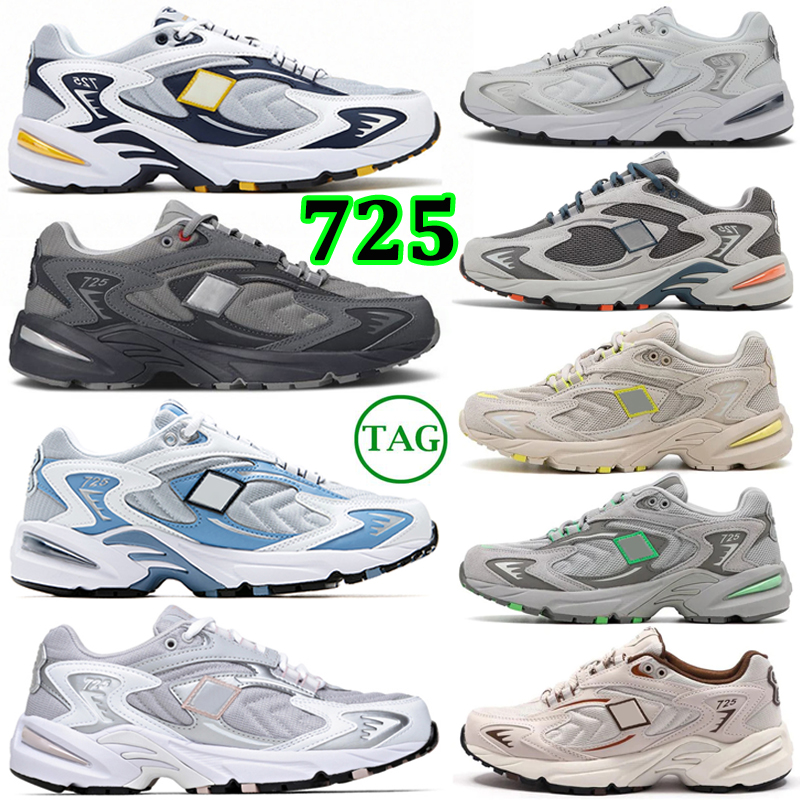 New 725 running shoes nb 725s designer shoes Metallic Silver White Kumquat Team Carolina Dark Grey Green Beige Brown men women outdoor sports trainers
New 725 running shoes nb 725s designer shoes Metallic Silver White Kumquat Team Carolina Dark Grey Green Beige Brown men women outdoor sports trainers
