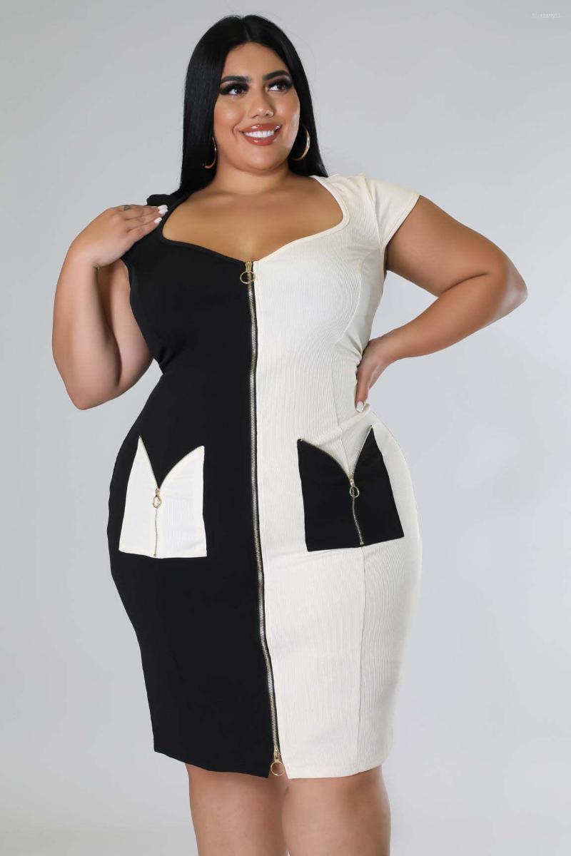 Plus Size Dresses Women 5xl Dress Patchwork Zipper Bodycon Elegant 2023 Summer Evening Party Skirts Lady Fashion Wholesale Clothes, Blue
Plus Size Dresses Women 5xl Dress Patchwork Zipper Bodycon Elegant 2023 Summer Evening Party Skirts Lady Fashion Wholesale Clothes, Blue
