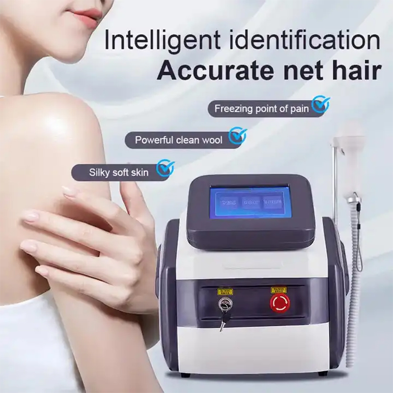 Professional Ice Cooling System 808Nm Hair Removal Painless Permanent Bikini Laser Hair Removal Machine