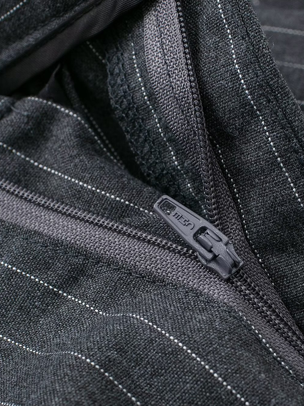 Women's Pants Capris Wixra Women Casual Pants Zipper High Waist Package Striped Office Lady Stylish Loose Straight Trousers 230413