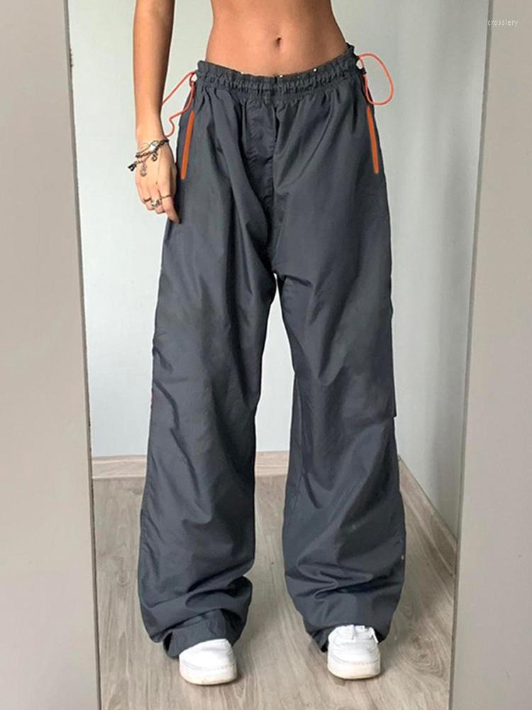Women' Pants Grey Vintage Cargo Baggy Casual Sweatpants Women Streetwear Thin Sporty Basic Joggers Harajuku Korean Pockets
Women' Pants Grey Vintage Cargo Baggy Casual Sweatpants Women Streetwear Thin Sporty Basic Joggers Harajuku Korean Pockets