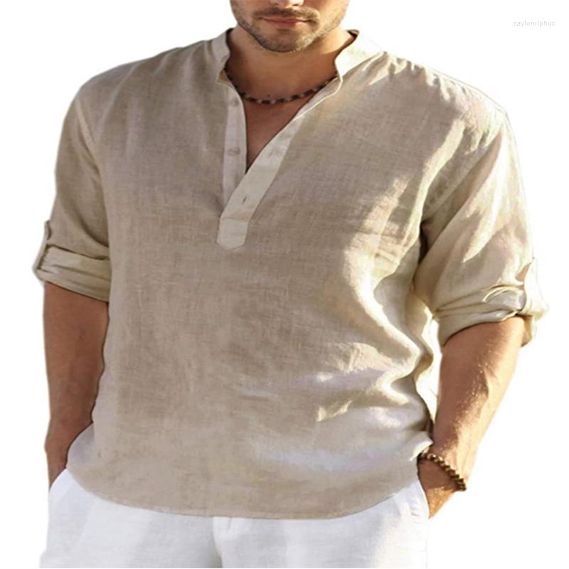 Men' Casual Shirts 2023 Men' Blouse Cotton Linen Shirt Loose Tops Long Sleeve Tee Spring Autumn Handsome, Black
Men' Casual Shirts 2023 Men' Blouse Cotton Linen Shirt Loose Tops Long Sleeve Tee Spring Autumn Handsome, Black