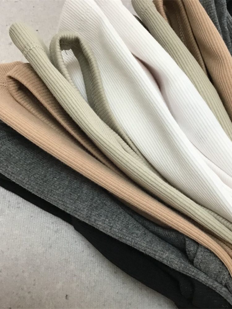 Camisoles Tanks Women O-neck Sleeveless Tank Top lady Slim Stretch Vest Slim Camis Female Casual Fashion Bottoming Top 230413